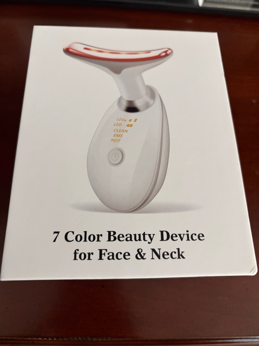 Portable Facial Beauty Device, Facial Massager with 7 Color LED Lights - Picture 7 of 8
